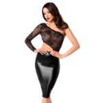 Noir Handmade F339 Assymetrical dress