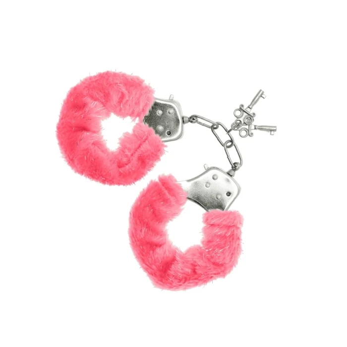 S Pleasures Furry Cuffs Pink