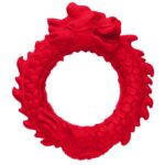 Creature Cocks Rise of the Dragon Silicone Penis Ring - Red