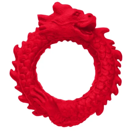 Creature Cocks Rise of the Dragon Silicone Penis Ring - Red
