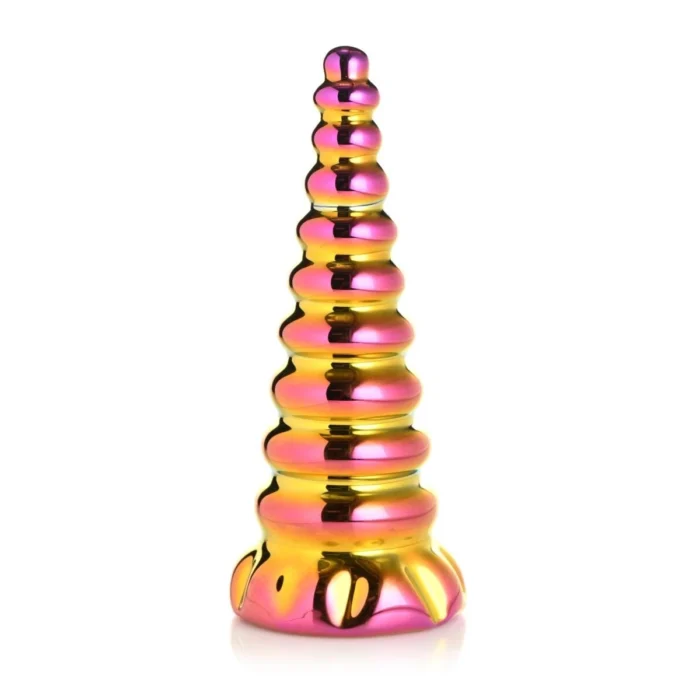 Creature Cocks Twilight Rainbow Glass Dildo