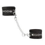 Punishment - Crystal Detail Handcuffs - Black
