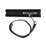 Punishment - Crystal Collar & Leash - Black
