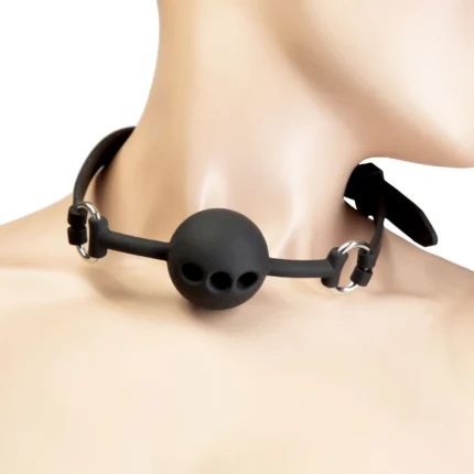 Punishment - Silicone Ball Gag - Black