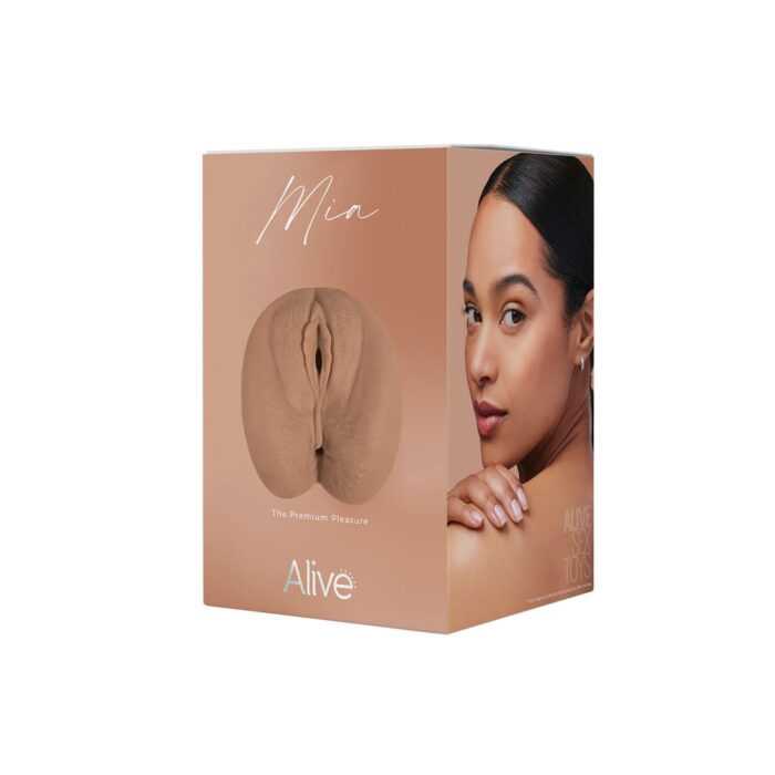Мастурбатор Alive Mia Super Realistic Masturbator XL Caramel - Зображення 3
