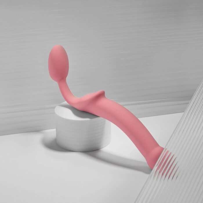 Безремінний страпон Strap-On-Me Rose L, повністю регульований, діаметр 3,7 см - Зображення 2