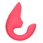 Вагінально-кліторальний стимулятор Womanizer Blend Vibrant Rose, вібрація + вакуум, 2 мотори - Зображення 3