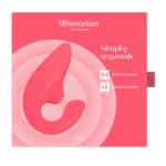 Вагінально-кліторальний стимулятор Womanizer Blend Vibrant Rose, вібрація + вакуум, 2 мотори - Зображення 8