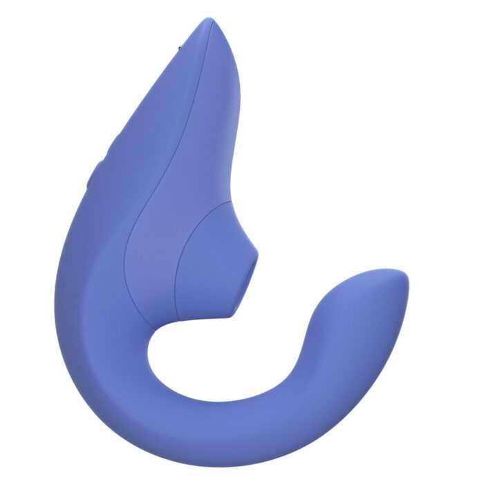 Вагінально-кліторальний стимулятор Womanizer Blend Vibrant Blue, вібрація + вакуум, 2 мотори - Зображення 7