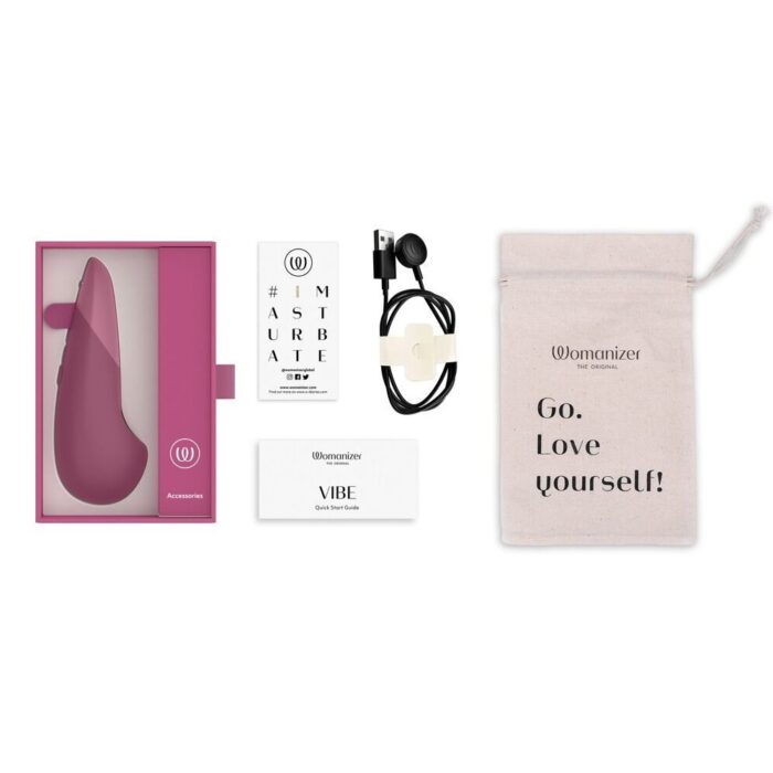 Мінівібратор Womanizer Vibe Dusky Pink, 3 авторежими + 10 рівнів інтенсивності - Зображення 2