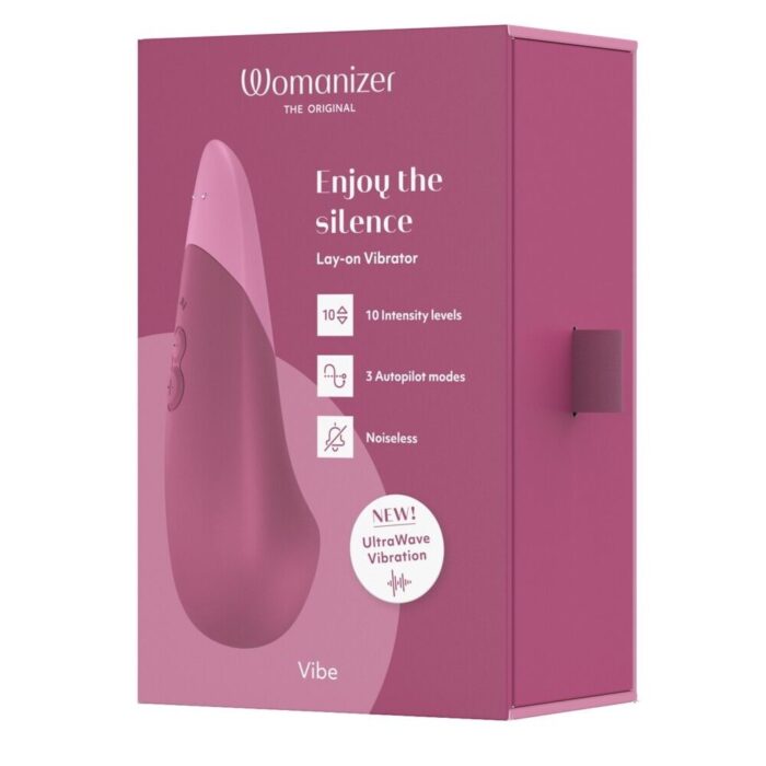 Мінівібратор Womanizer Vibe Dusky Pink, 3 авторежими + 10 рівнів інтенсивності - Зображення 8
