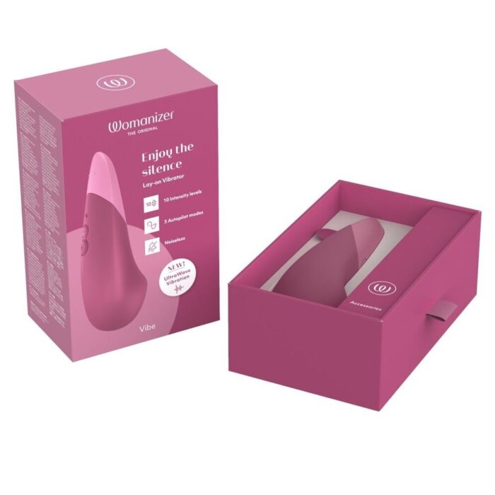Мінівібратор Womanizer Vibe Dusky Pink, 3 авторежими + 10 рівнів інтенсивності - Зображення 10