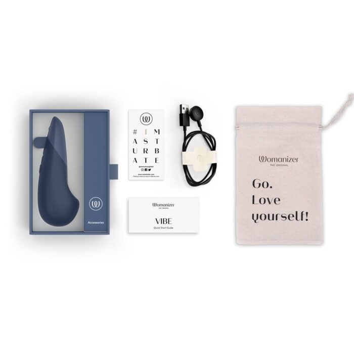 Мінівібратор Womanizer Vibe Dark Blue, 3 авторежими + 10 рівнів інтенсивності - Зображення 2