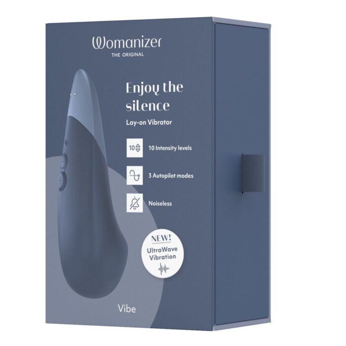 Мінівібратор Womanizer Vibe Dark Blue, 3 авторежими + 10 рівнів інтенсивності - Зображення 7