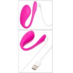 Смарт-віброяйце We-Vibe Jive 2 Electric Pink, пульт ДК, до 4 годин роботи - Зображення 4