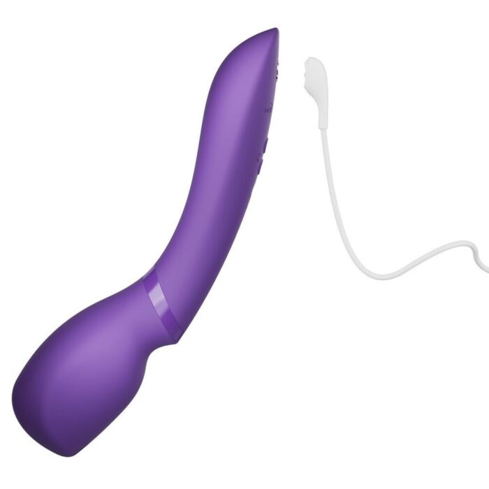 Смарт-вібромасажер We-Vibe Wand 2 Purple, дуже потужний, функція Smart Silence - Зображення 2