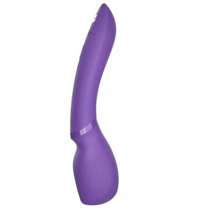 Смарт-вібромасажер We-Vibe Wand 2 Purple, дуже потужний, функція Smart Silence - Зображення 8