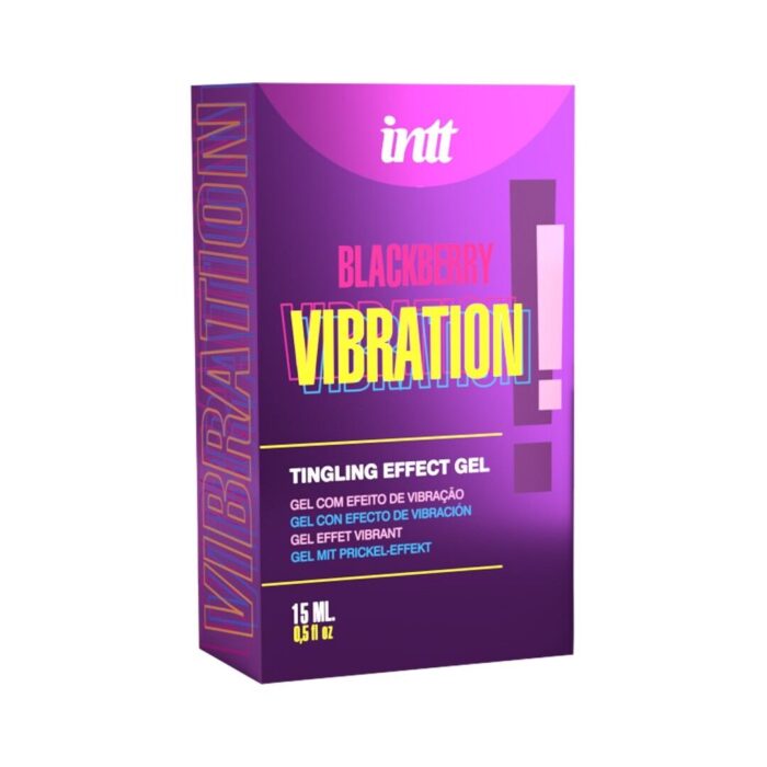 Рідкий вібратор Intt Vibration Blackberry (15 мл) зі смаком ожини - Зображення 2