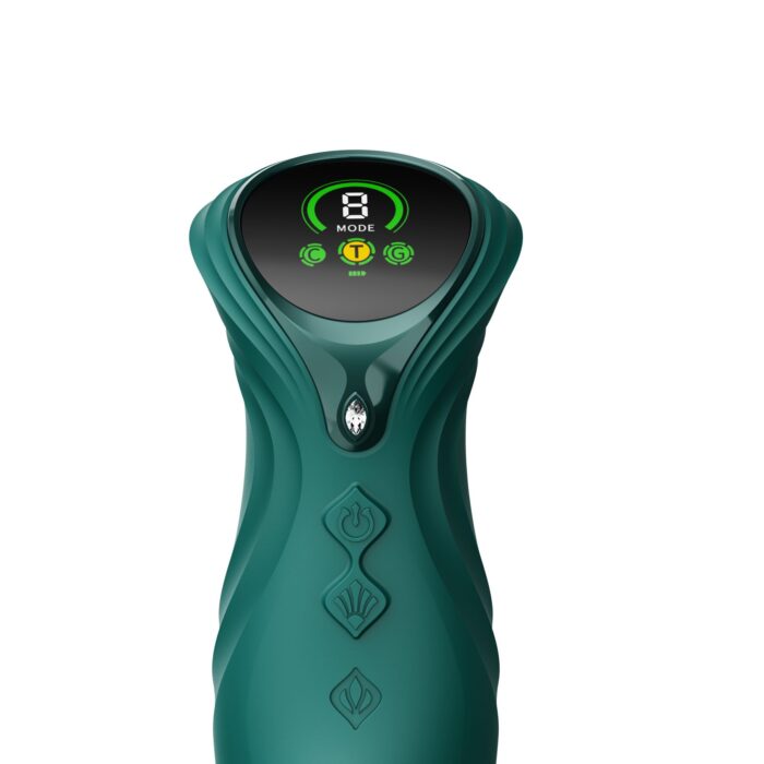 Пульсатор-кролик з вібрацією Zalo Mose 2 Turquoise Green - Зображення 5