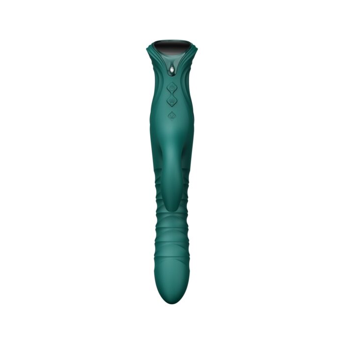 Пульсатор-кролик з вібрацією Zalo Mose 2 Turquoise Green - Зображення 8