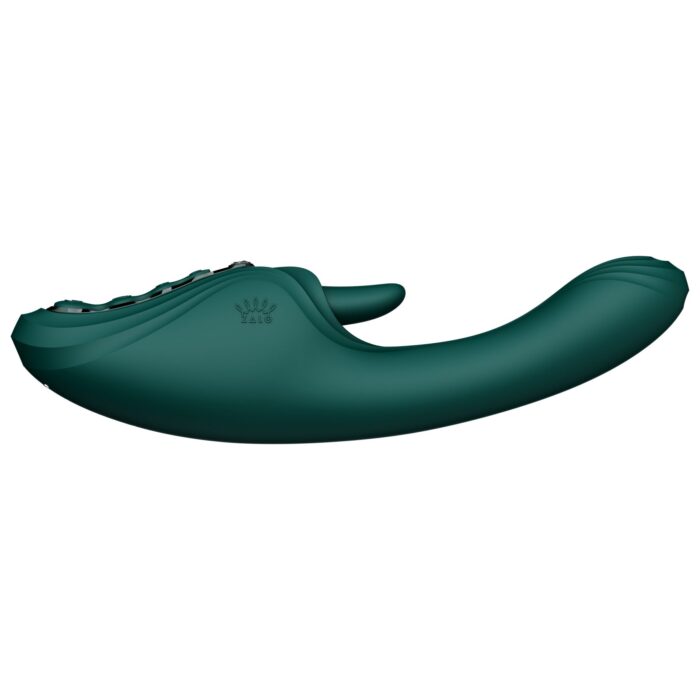Вібратор-кролик Zalo Ares Turquoise Green - Зображення 4