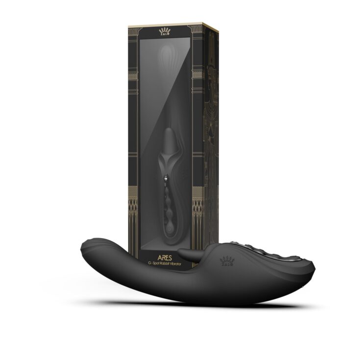 Вібратор-кролик Zalo Ares Obsidian Black - Зображення 3