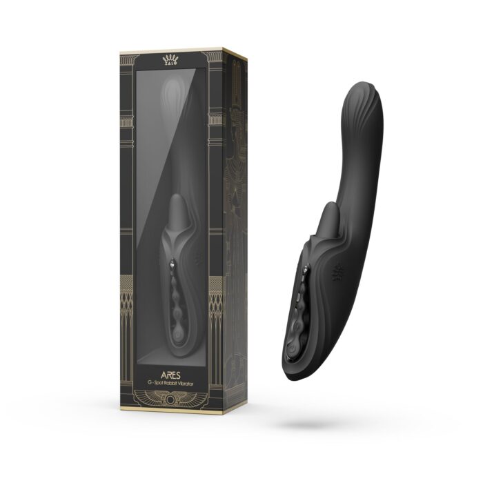 Вібратор-кролик Zalo Ares Obsidian Black - Зображення 10