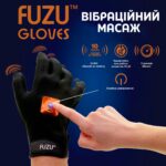 Віброрукавичка (ліва) FUZU Gloves Vibrating Massage Left Hand, 11 режимів - Зображення 6