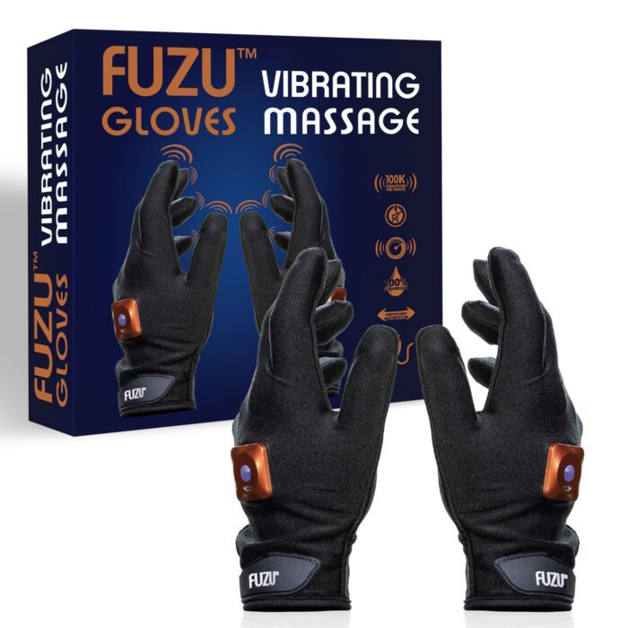 Віброрукавички (пара) FUZU Gloves Vibrating Massage Two Hands, 11 режимів - Зображення 6