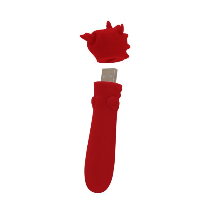 Вібратор-єдиноріжка Unihorn USB Bullet - Blaze Diablo, віброкуля, USB-зарядка - Зображення 3