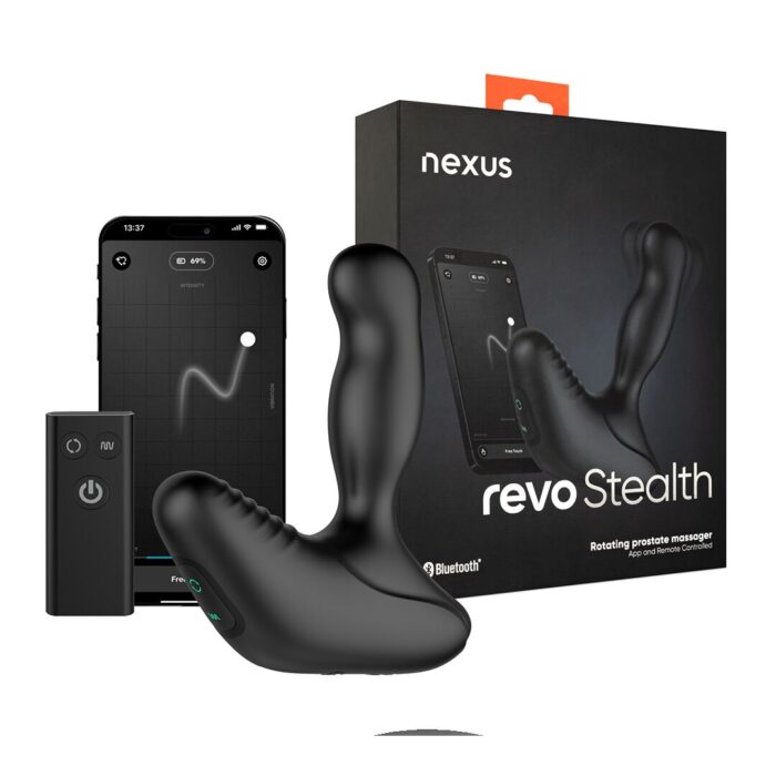 Смарт-масажер простати Nexus Revo Stealth with APP, вібрація+ротація, пульт ДУ, до 10 годин роботи - Зображення 3