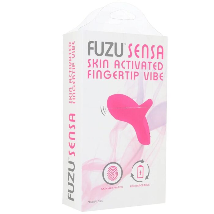 Вібратор на палець FUZU Sensa Skin Activated Fingertip Vibe – Pink, сенсорне керування, 8 режимів - Зображення 6