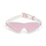 Liebe Seele White & Pink Fairy Goat Leather Blindfold