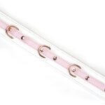 Нашийник з повідцем Liebe Seele White & Pink Fairy Goat Leather Collar - Зображення 2