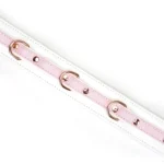 Нашийник з повідцем Liebe Seele White & Pink Fairy Goat Leather Collar - Зображення 2