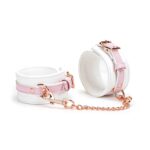 Liebe Seele White & Pink Fairy Leather Ankle Cuffs