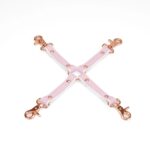 Liebe Seele White & Pink Leather Hogtie