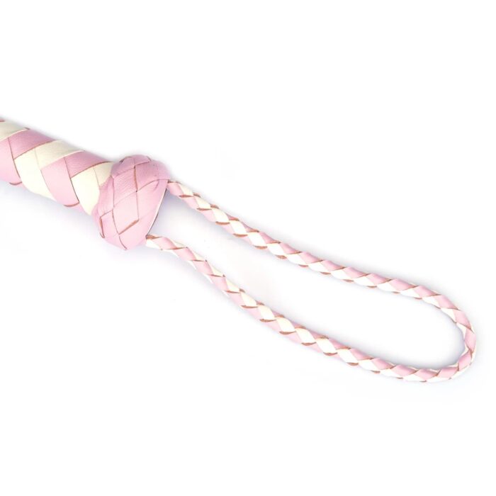 Флогер Liebe Seele White & Pink Leather Whip - Зображення 2