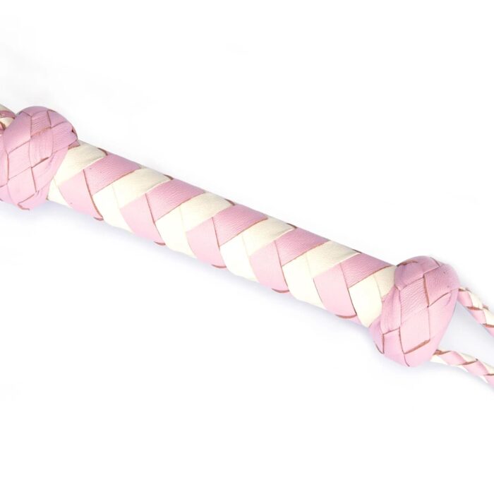 Флогер Liebe Seele White & Pink Leather Whip - Зображення 3