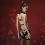 Сбруя зі страпоном LOCKINK SEVANDA Queen Sheba Set with Golden Dildo - Зображення 6