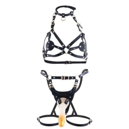 LOCKINK SEVANDA Queen Sheba Set with Golden Dildo