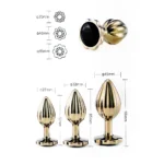 Набір анальних пробок LOCKINK YEAHWOW Nympho Butt Plug Set - Зображення 3