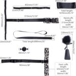 БДСМ-набір LOCKINK YEAHWOW Armbinder Restraint Set Black - Зображення 5