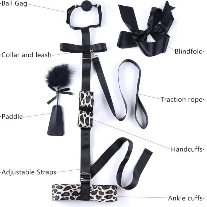 БДСМ-набір LOCKINK YEAHWOW Armbinder Restraint Set Black - Зображення 6