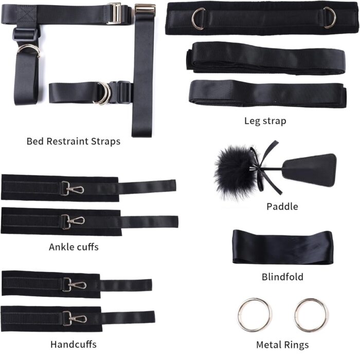 БДСМ-набір LOCKINK YEAHWOW Bed Restraint set - Зображення 2