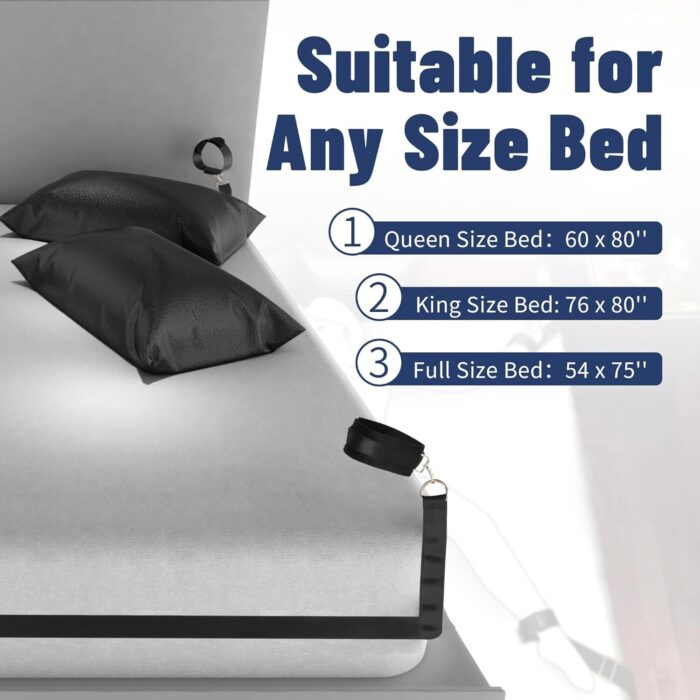 БДСМ-набір LOCKINK YEAHWOW Bed Restraint set - Зображення 7