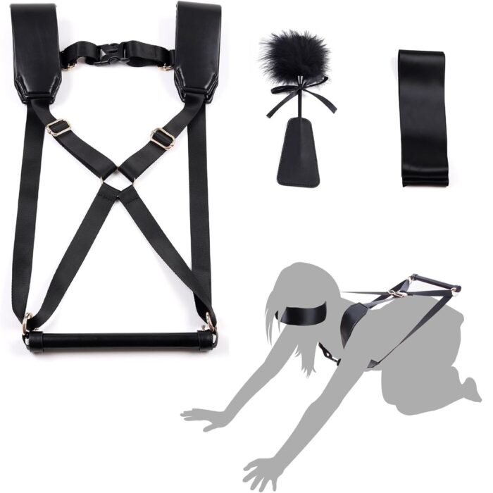 LOCKINK YEAHWOW Black Doggy Style Saddle set