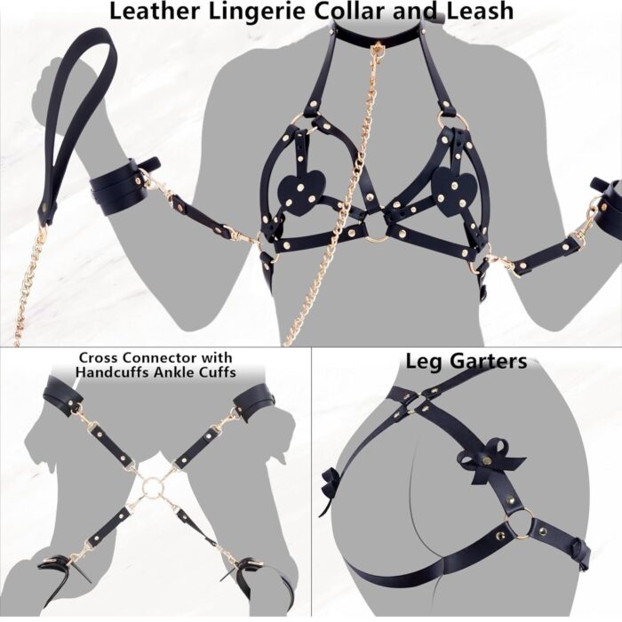 БДСМ-набір LOCKINK YEAHWOW Forced Nadu pose correction set - Зображення 4