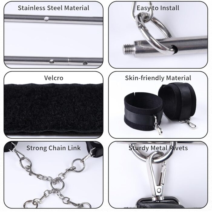 LOCKINK YEAHWOW Door Swing & Leg Spreader Bondage set