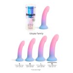 Дилдо з кольоровим градієнтом Love To Love DILDOLLS - UTOPIA XL ультрам'який - Зображення 3